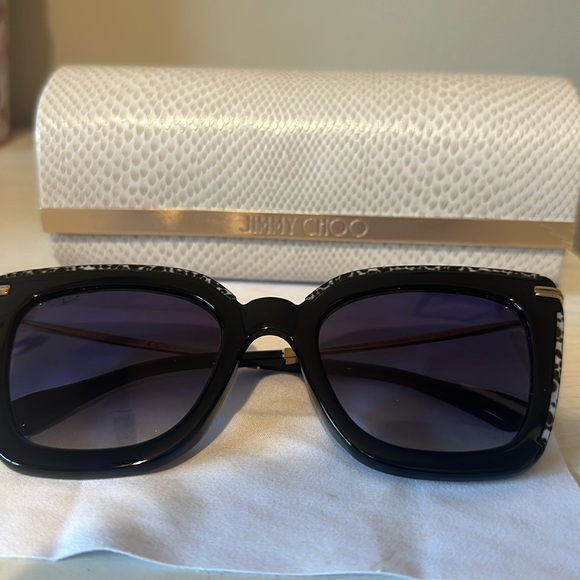 Jimmy Choo Sunglasses Square Frame - Picture 1 of 5
